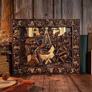 01d3f0428586526583e3ef26027cc40c Christmas Nativity Scene Religious Mural Jesus Birth Christmas Baby Jesus' Birth Home Wall Decoration Christmas Gift
