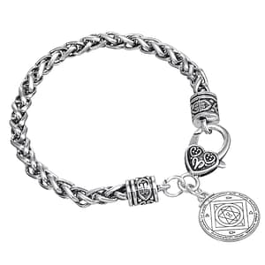 0bd1dd2ddcc8a3a7b5211221474e7dd5 Talisman For Good Luck Key of Solomon Pentacle Seal Pendant Men Bracelet Amulet