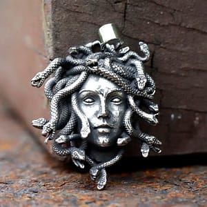 122d2e614067db471d72485486e05615 New 316L Stainless Steel Men's Medusa Pendant Necklace Vintage Snake Animal Accessories wicca