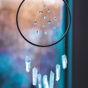 14-20cm-diameter-ring-Raw-Crystal-Suncatcher-Quartz-Sun-Catcher-Quartz-Dreamcatcher-Healing-Rose-Quartz-Gemstone Raw Crystal Suncatcher Quartz Dreamcatcher Healing Rose Quartz Gemstone Wall Decor home decor