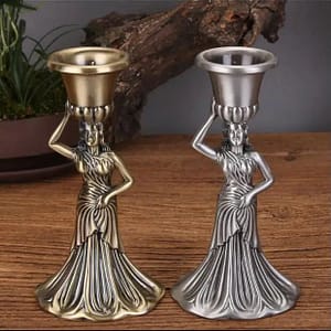 1813fec136935026ad974234ece740ca Santa Maria metal candle holders candle lantern iron candle holder candle container for candy bar ZT122