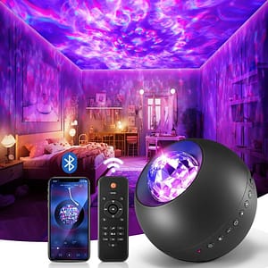 23c8475403026dd0380e312b36c95a30 Galaxy Projector Galaxy Light, 4 in 1 LED Galaxy Projector 20 Lighting Effects Night Light Projector/ White Noise Star Projector Galaxy Light Bluetooth Music Speaker & Remote Control & Timer