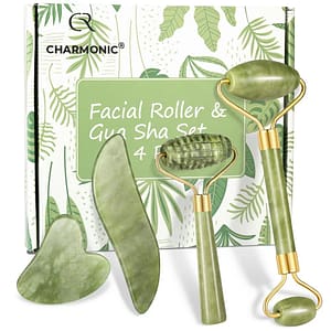 4d193ad805238c6d1a0268e99bb10ad8 4Pcs/Set Jade Roller and Gua Sha Set Facial Massager Skincare Beauty Tools for Anti-Aging, Gentle Skin, Remove Wrinkles & Eye Puffiness