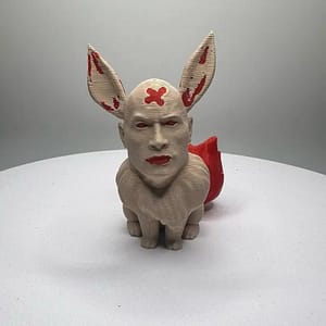 577bf62709384f3e749ec2bd0f7ad77a Demon Eevee Rock 3D Printed, Evil Eevee Rock Figurine