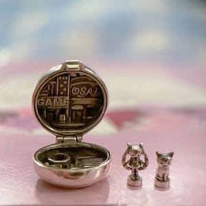 580af1a736fa7c56d2ba5ec905eda03d Sterling Silver Anime Sailor Moon Prism Compact Polly Pocket Charm Bead With 2 Mini Dolls For Pandora Bracelet Fans