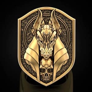 6c73a2f5bd750073de0555d9d1dba6f0 Anubis Egyptian Ring