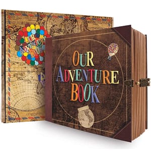 6e9c6a1dc1d67d013f1c4658c5d2b062 Our Adventure Book Travel Diary Themed Photo Book, 1 Set Scrapbook, Photo Album, Retro Style Travel Souvenir, Vintage Guestbook, DIY Anniversary Wedding Travel Gift
