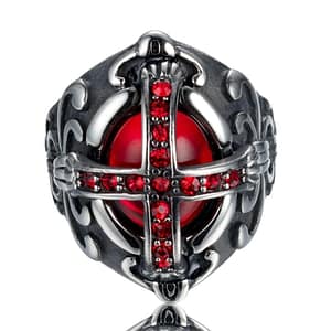 7-knights-templar-red-stone-ring-4927033507906 7 Knights Templar Red Stone Ring