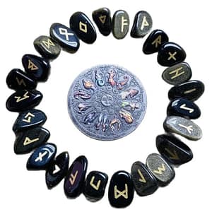 72c06765a7de1cbc9930d7f93eb07f3d AAAA+Natural Rrose Crystal Rune Blacks Stone Irregular Divination Fortune-telling Healing Meditation Gift Collection