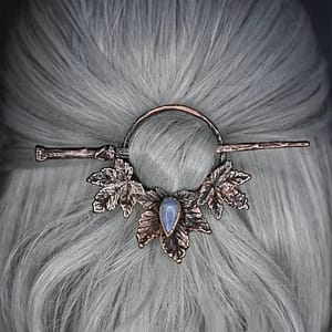 72dc6533801e7f5c4b0f0ebd074f804b Vintage Moonstone Hair Sticks Gothic Skull Hair Chopsticks Retro Maple Hairpins Viking Hair Accessories for Women tiara