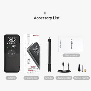 7383a5c10baf16843a5d9af49c399762 Portable Electric Air Pump Motorcycle Bicycle Tire Air Pump USB Outdoor Emergency Air Compressor Digital Display Smart Air Pump