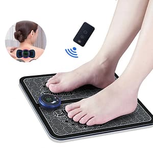 87fc67ee85f114b054ede22477e6a75e Smart Electric Foot Massager Pad Foldable EMS Muscle Stimulation Massage Mat Improve Blood Circulation Relief Pain Relax Feet