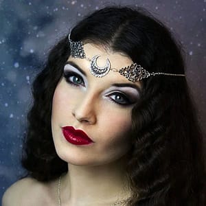 8b7d6eea9bebfb7d3b5cf0f3685dbe94 Sexy Christmas Jewelry Headbands for Women Moon Head Chain Natural Stone Beads Hair Accessories Party Girl Gift Bijoux