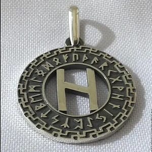 97130ab446cedf104ae5fc23e201591c Viking Talisman Pendant Viking Rune Amulet Tyr Necklace Occult Jewelry