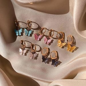 Butterfly-Earrings-Butterfly-Huggie-Mariposa-Earrings-Butterfly-Pearl-Earrings-Hoops-Acrylic-Butterfly-Gift-Present Butterfly Earrings, Butterfly Huggie, Mariposa Earrings, Butterfly Pearl Earrings,Hoops, Acrylic Butterfly, Gift,
