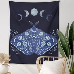 Butterfly-Tapestry-Sun-and-Moon-Tapestry-Moth-Tapestries-Black-and-White-Tapestry-Flower-Vine-Tapestry-Wall Butterfly Tapestry Sun and Moon Tapestry Moth Tapestries Black and White Tapestry Flower Vine Tapestry Wall Hanging for