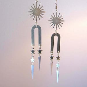Celestial-Earrings-Bohemian-Earrings-Gypsy-Earrings-Mystical-Magical-Witchy-Jewelry-Gift Celestial Earrings / Bohemian Earrings / Gypsy Earrings/Mystical Magical Witchy Jewelry Gift