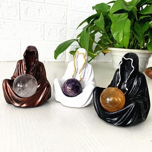 H36d294359f09422ba54ed3f2c1a1006ca wicca wizard stone crystal sphere base holder home decor