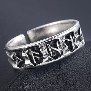 Ha891d97011d4451693a46dcc4089d3a30 Odin Norse Viking Amulet Rune MEN Ring fashion words Retro Jewelry