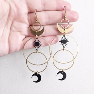 Halo-Hoop-Moon-Sun-Starburst-Earrings-Witch-Jewelry-Women-Gift-Delicate-and-Beautiful-Crescent-Wholesale-Statement Halo Hoop Moon Sun Starburst Earrings Witch Jewelry Women Gift Delicate and Beautiful Crescent Wholesale Statement