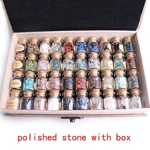 Hb8b4361f3e78477eb46bc04bc30fb59aR Natural Crystal Rockstone Gravel Wishing Bottles