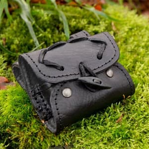 Hc2c6a0880d7842a997ebe542b3e85884P Witchcraft Spell Bottle Pouch With Glass Vial Medieval Witch Wicca Occult Accessory Magical Potion Jar Prop Bag For