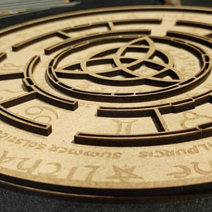 Hf80f36c87f49408abe2054beea3ed326U Tarot Divination Mat, Constellation Compass Mat Tray