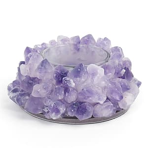 Hff66b57029644a35a7127f84c97cd346e Amethyst Cluster Candle Holders Candlesticks Stones Crystals Quartz