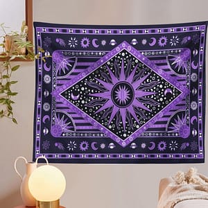 Hippie-Mandala-Sun-and-Moon-Maditation-Tapestry-Wall-Hanging-Indian-Golden-Burning-Sun-Stars-Psychedelic-Popular Hippie Mandala Sun and Moon Maditation Tapestry Wall Hanging Indian Golden Burning Sun Stars Psychedelic Popular