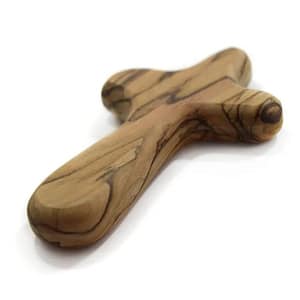 Holy-Land-Olive-Wood-Caring-Cross-Holding-Church-Utensils-Souvenirs-Religious-Pocket-Jesus-Christ Holy Land Olive Wood Caring Cross Holding Church Utensils Souvenirs Religious Pocket Jesus Christ