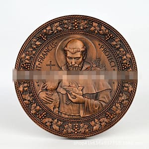 Holy-Saint-Francis-Wooden-Carving-Handicrafts-Religious-Figures-Christmas-Church-Souvenirs Holy Saint Francis Wooden Carving Handicrafts Religious Figures Christmas Church Souvenirs