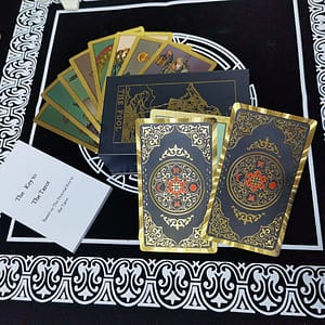 Luxury-Set-Tarot-Cards-Divination-Six-pointed-Star-Golden-Table-Game-Prediction-Card-Pvc-Waterproof-and Luxury Set Tarot Cards Divination Six-pointed Star Golden Table Game Prediction Card Pvc Waterproof and Wear-resistant