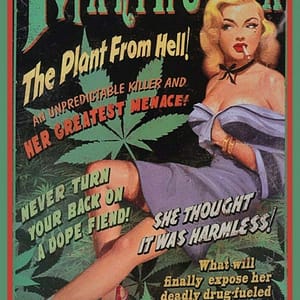 Marijuana-Plant-from-Hell-Cannabis-Metal-tin-Sign-Retro-Flower-Plant-Metal-tin-Sign-Wall-Art Marijuana Plant from Hell Cannabis Metal tin Sign Retro Flower Plant Metal tin Sign Wall Art Rustic Tray Plaque Garden
