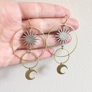 Moon-Sun-Starburst-Earrings-Witch-Jewelry-Women-Gift-2020-New-Delicate-And-Beautiful-Crescent-Wholesale-Statement Moon Sun Starburst Earrings Witch Jewelry Women Gift 2020 New Delicate And Beautiful Crescent Wholesale Statement