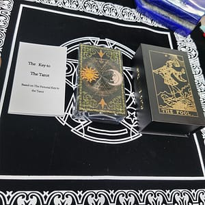 Mystery-Divination-Tarot-Card-Sun-Moon-Table-Game-Prediction-Card-Gift-Box-PVC-Waterproof-Wear-resistant Mystery Divination Tarot Card Sun Moon Table Game Prediction Card Gift Box PVC Waterproof Wear-resistant Luxury