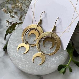 New-Geometric-Crescent-Moon-Earrings-Drop-Crescent-Phase-Boho-Witchy-Hippie-Statement-Jewelry-Minimalism-Punk-Women Geometric Crescent Moon Earrings Drop Crescent Phase Boho Witchy Hippie Statement Jewelry Minimalism Punk VINTAGE