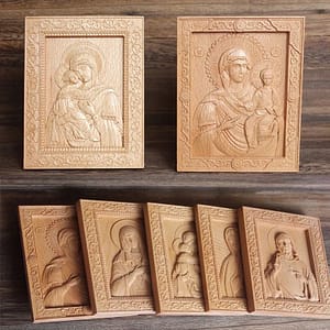 Religious-statue-of-Jesus-Christ-and-the-Virgin-Mary-Catholic-icon-wooden-photo-frame-home-blessing Religious statue of Jesus Christ and the Virgin Mary Catholic icon wooden photo frame home blessing relief crafts