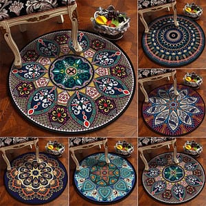S3669909f65b940e49c3e29ad10d0cbc8L Bedroom Children's Room Home Decor Floor Mats Round Rugs Living Room Mandala Non-Slip Rugs