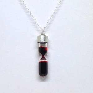 Sdac970374d25416182adb43e524dba76w Vampire Tooth Shape Glass Fang Potion Blood Bottle Pendant Necklace