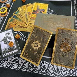 Set-Tarot-Cards-Gift-Box-Luxury-Gold-Foil-Tarot-Card-Hot-Stamping-PVC-Waterproof-Wear-resistant Tarot Cards Gift Box Luxury Gold Foil Tarot Card Hot Stamping PVC Waterproof Wear-resistant Board Game Solitaire