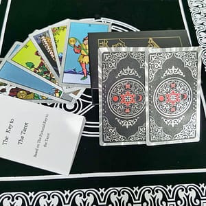 Set-Tarot-Six-pointed-Star-SilverCards-Divination-Table-Game-Prediction-Card-Pvc-Waterproof-and-Wear-resistant Tarot Six-pointed Star SilverCards Divination Table Game Prediction Card Pvc Waterproof and Wear-resistant Gift Box