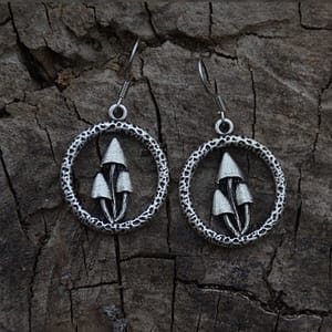 Silver-Mushroom-Dangle-Earrings-Cute-Plant-Earrings-Harajuku-Jewelry Silver Mushroom Dangle Earrings Cute Plant Earrings Harajuku Jewelry