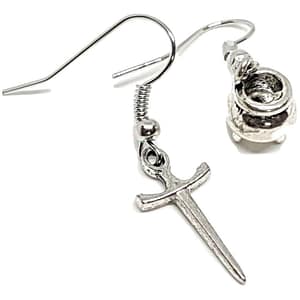 Silver-plated-Witchy-Athame-Dagger-Earrings-Gothic-Drop-Dangle-Hook-Earrings-Pagan-Witch-Boho-Asymmetrical-Earrings Silver plated Witchy Athame Dagger Earrings Gothic Drop Dangle Hook Earrings Pagan Witch Boho Asymmetrical Earrings