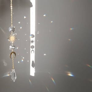Simple-Sun-Catcher-Sun-Moon-Suncatcher-Rainbow-Maker Simple Sun Catcher - Sun Moon Suncatcher Rainbow Maker