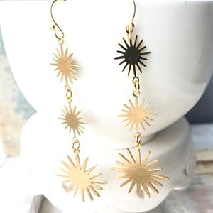 Sun-Star-Earrings-Brass-Starburst-Celestial-Jewelry-Falling-Star-Astronomy-Sky-Boho-2020-New-Women-Gift Sun Star Earrings Brass Starburst Celestial Jewelry Falling Star Astronomy Sky Boho Girlfriend Beautifu