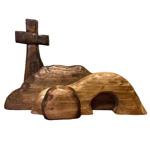 The-Empty-Tomb-Wooden-Easter-Mincice-Church-Utensils-Birth-Christmas-Crib-Nativity-Scene-Figures-Religious-Catholic The Empty Tomb Wooden Easter Mincice Church Utensils Birth Christmas Crib Nativity Scene Figures Religious Catholic And