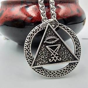 Viking-Jewelry-Satan-Charm-Pagan-Wiccan-Talisman-Seing-Eye-Amulet-Sigil-of-Lucifer-Snake-Pendant-Necklaces Viking Magic-Viking Jewelry Satan Charm Pagan Wiccan Talisman Seing Eye Amulet Sigil of Lucifer Snake Pendant Necklaces