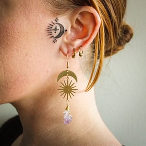 Witch-Amethyst-Sunburst-Earrings-Moon-Dangle-Celestial-BOHO-Dangle-Women-Fashion-Statement-Handmade-Jewelry-Gift-2022 Witch Amethyst Sunburst Earrings Moon Dangle Celestial BOHO Dangle Women Fashion Statement Handmade Jewelry Gift 2022