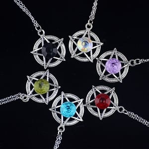 Witch-Pentacle-Necklace-Pagan-Protection-Talisman-Witch-Jewelry Witch Pentacle Necklace Pagan Protection Talis Witch Jewelry