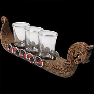 a4610bcb2bbc8f2dea1377e827686b3a Viking Ship Vintage Decorative Ornament Creative Glass Set War Vessel Battle Ship Dragonboat Prototype Sculpture